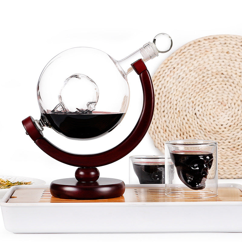 Skull Wine Container Set