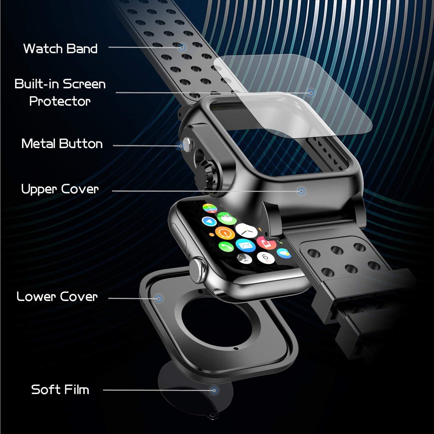 Apple Watch series4 waterproof case