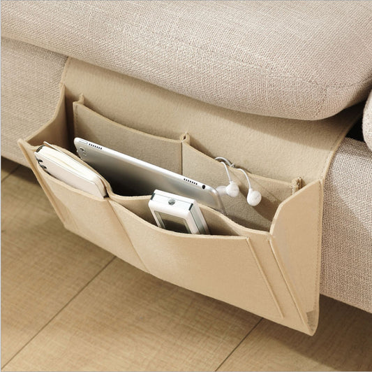 Anti-slip Bedside Bag Bed Sofa Side Hanging Couch Storage