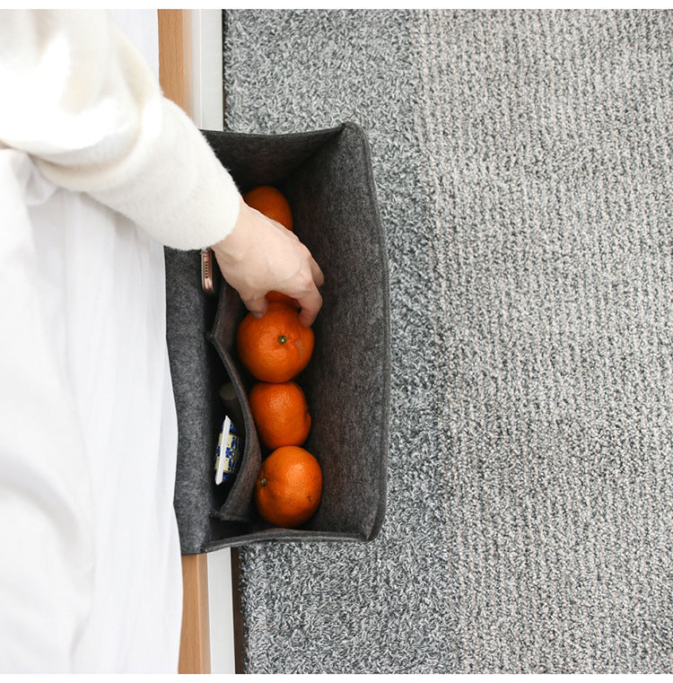 Anti-slip Bedside Bag Bed Sofa Side Hanging Couch Storage