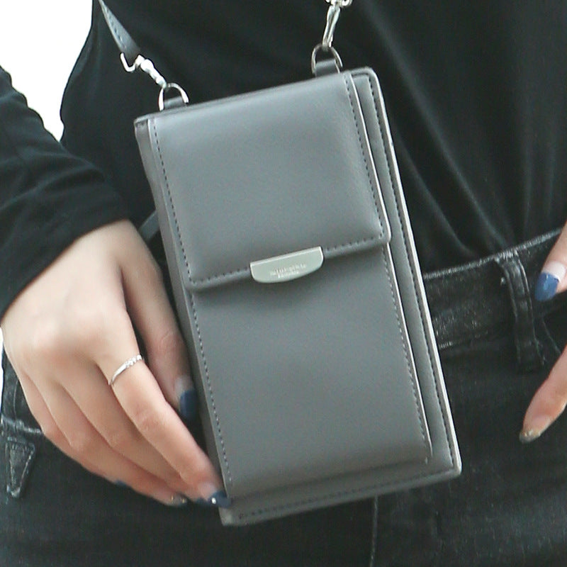 Simple Cross body mobile phone bag and wallet