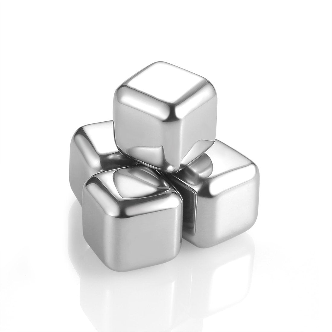 Stainless steel ice cube