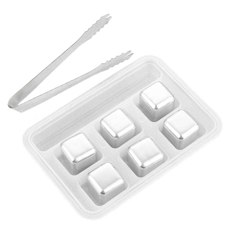 Stainless steel ice cube