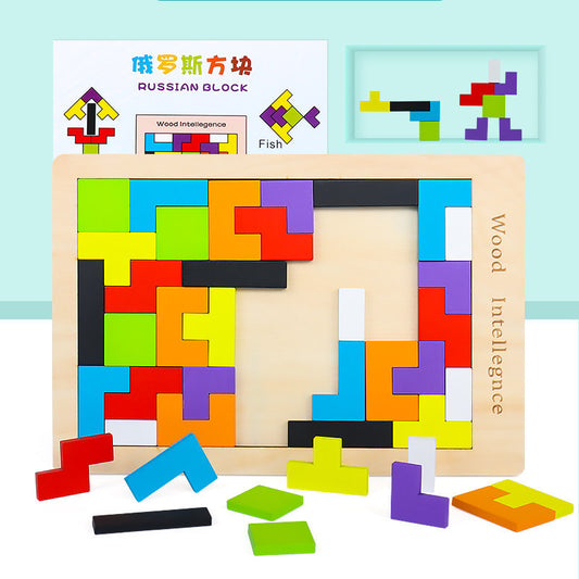 3D Russian Block Tetris Puzzle