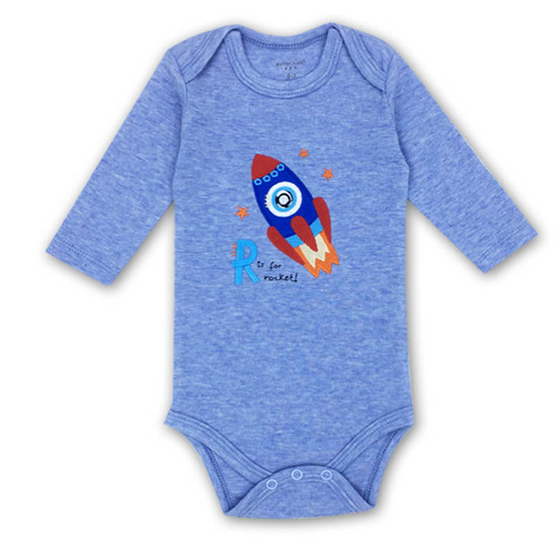 Cute Cartoon Print Baby Clothes ( 0-24 Months)