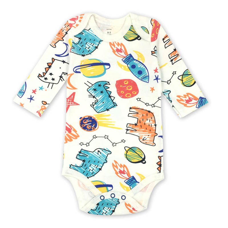Cute Cartoon Print Baby Clothes ( 0-24 Months)