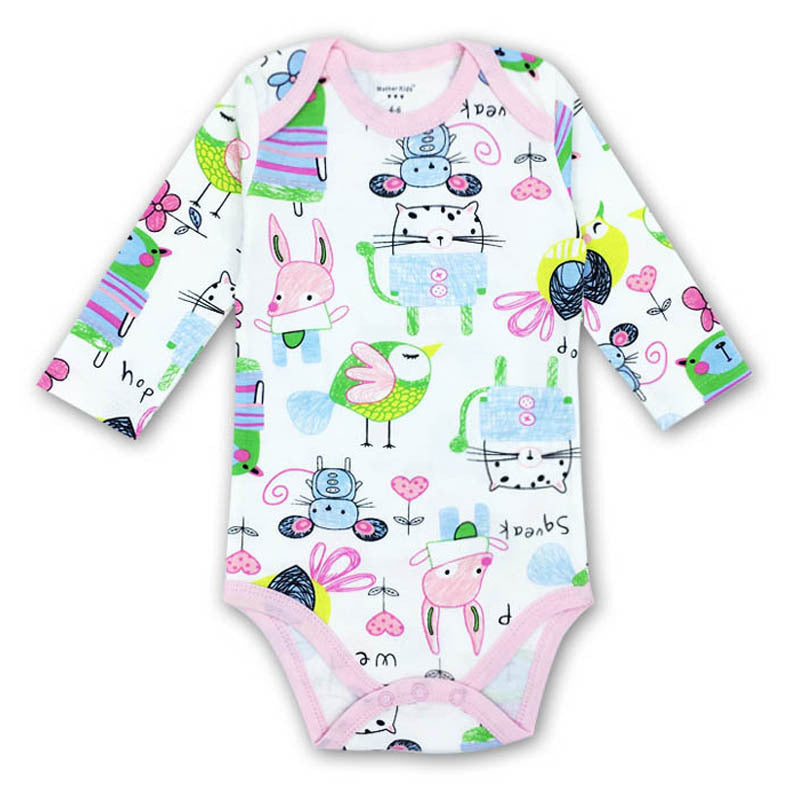 Cute Cartoon Print Baby Clothes ( 0-24 Months)