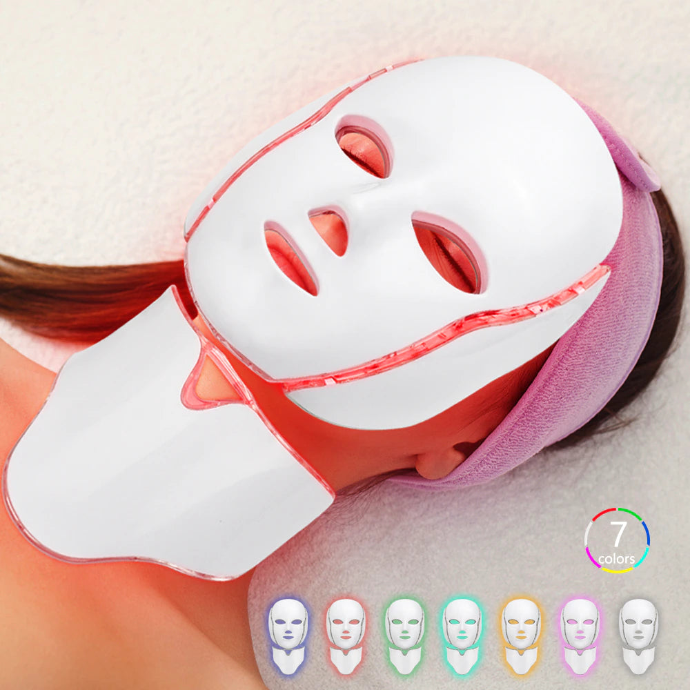 7 LED color Light Therapy Mask