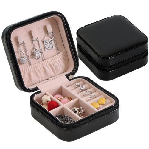 Elegant Travel Jewelry Box (Zipper)