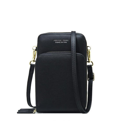 Korean style olid color multi-function mobile phone bag