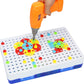 Electric drill screw building block (Toys)