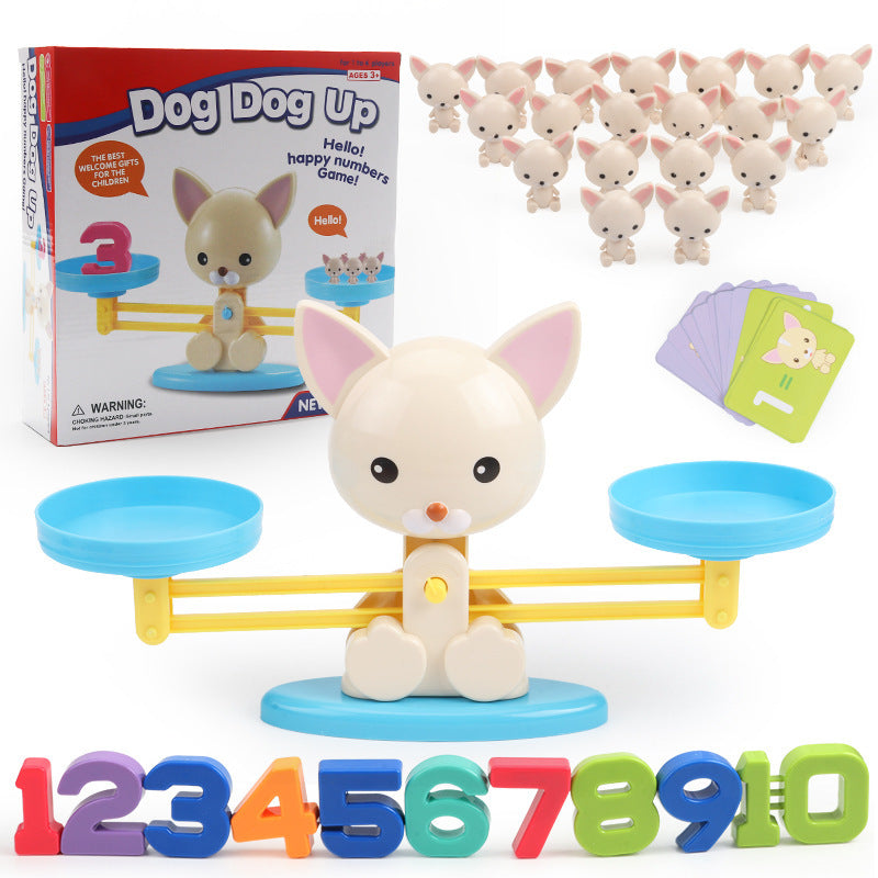 Math toy puppy balance Addition and subtraction toys