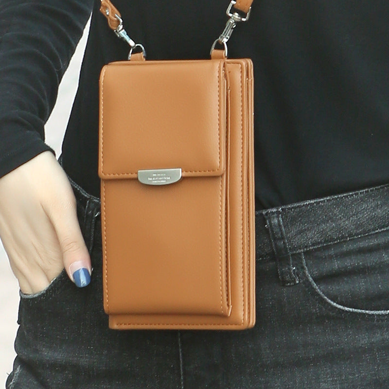 Simple Cross body mobile phone bag and wallet