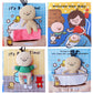 Early childhood education baby cloth book (Bath / Toilet / Home Alone)