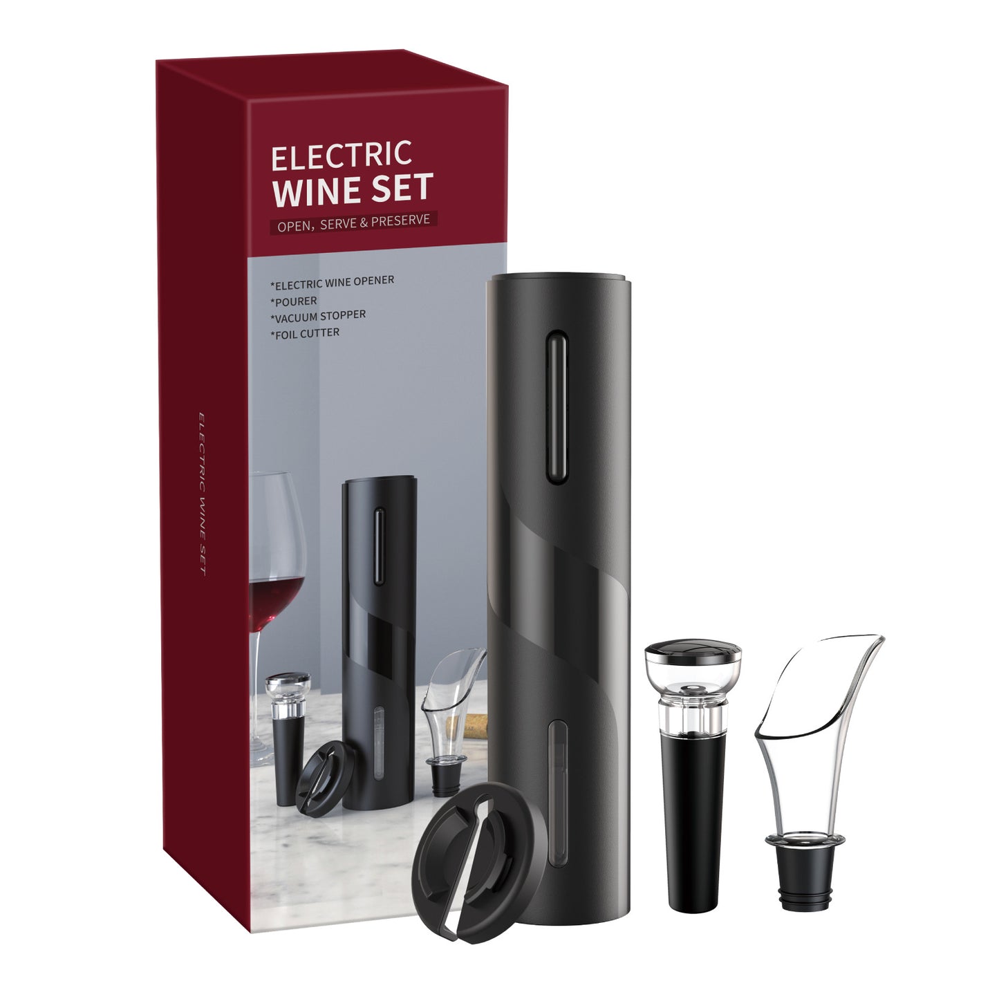 Wine Electric Wine Corkscrew set