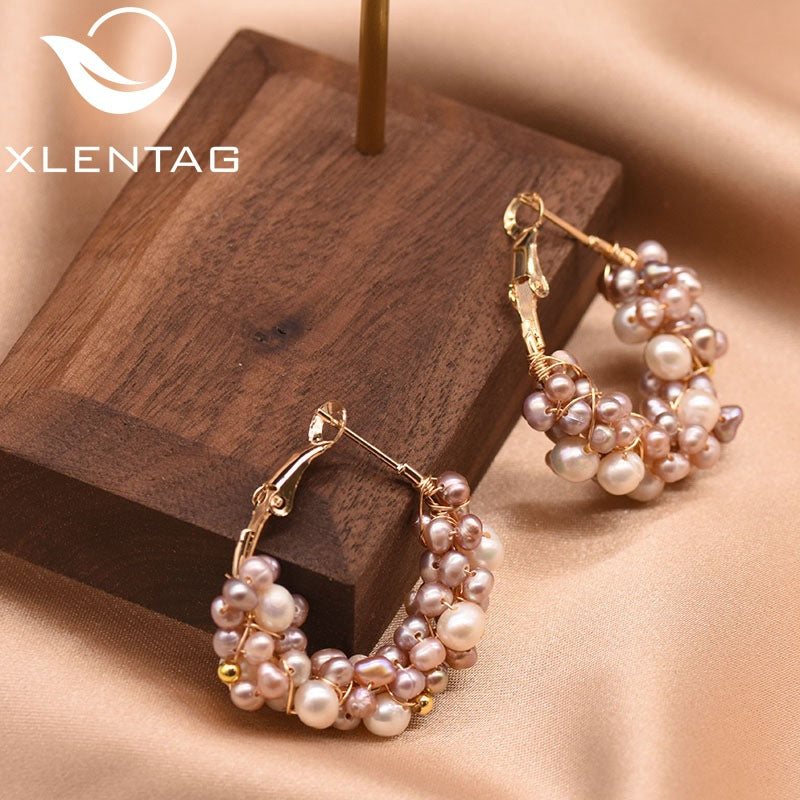 Natural Pearl Water drops Earrings