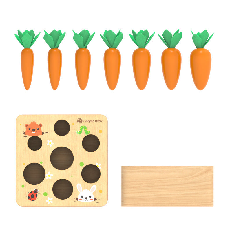 Pull carrot toys