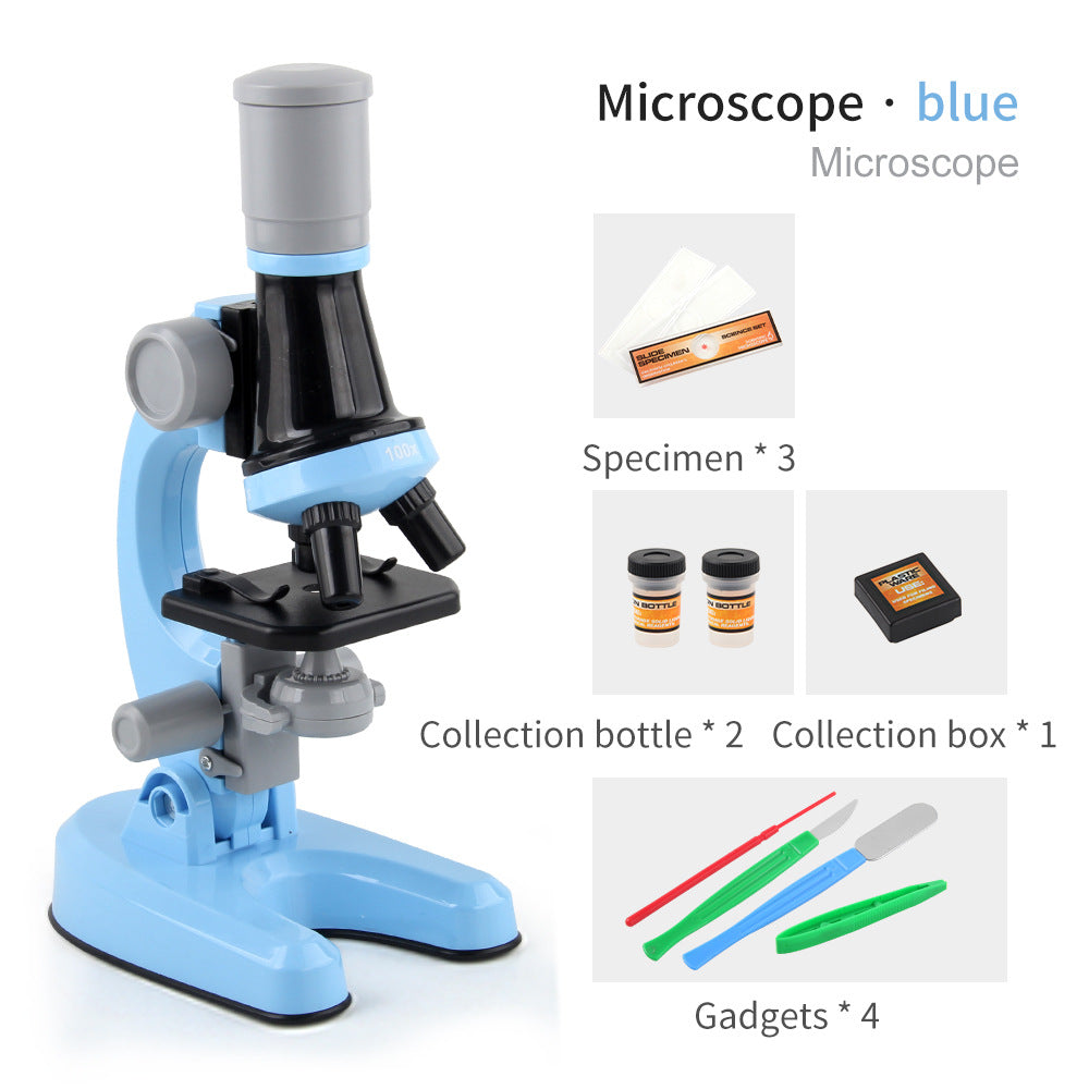 Microscope Biological Science Experiment Equipment Toy Set