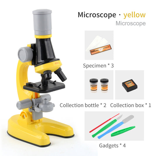 Microscope Biological Science Experiment Equipment Toy Set