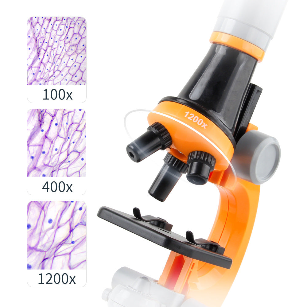 Microscope Biological Science Experiment Equipment Toy Set