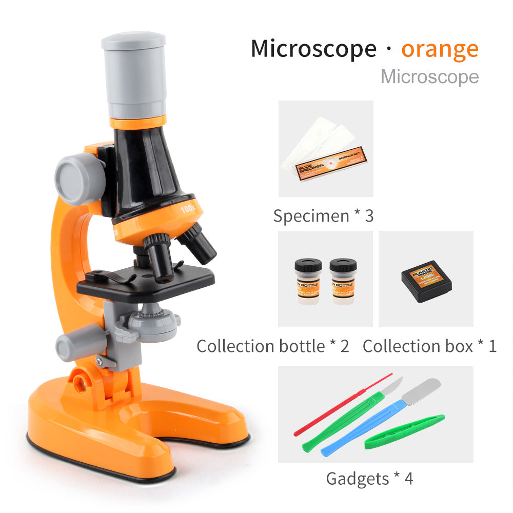 Microscope Biological Science Experiment Equipment Toy Set