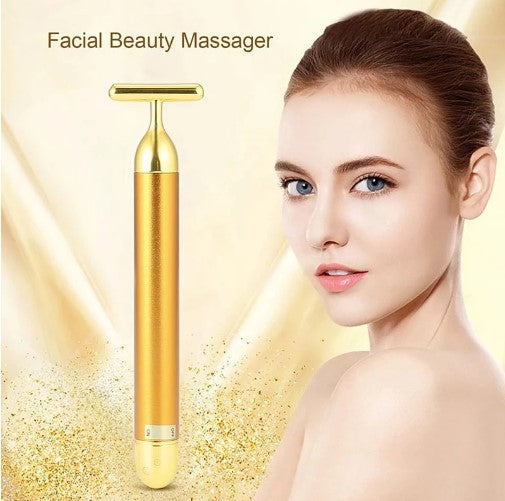 24k Gold Facial Beauty Bar Massager