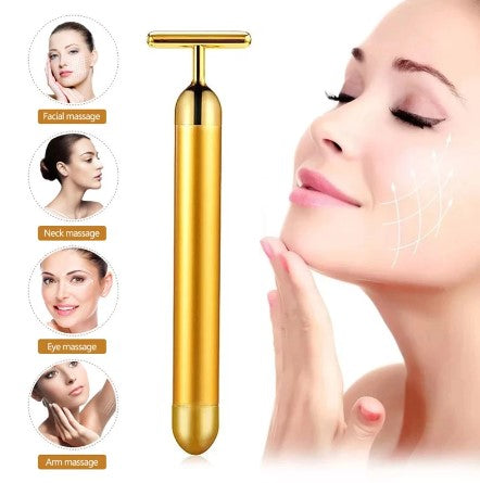 24k Gold Facial Beauty Bar Massager