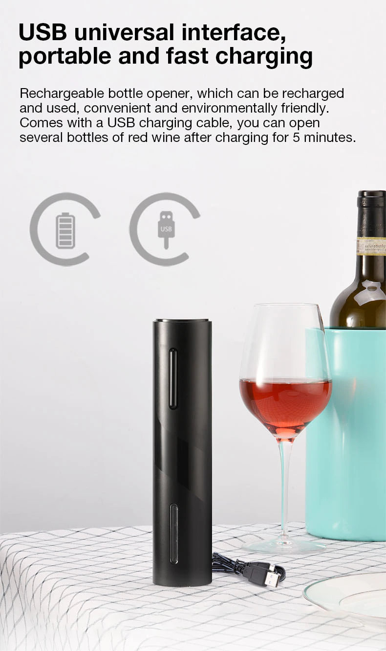 Wine Electric Wine Corkscrew set