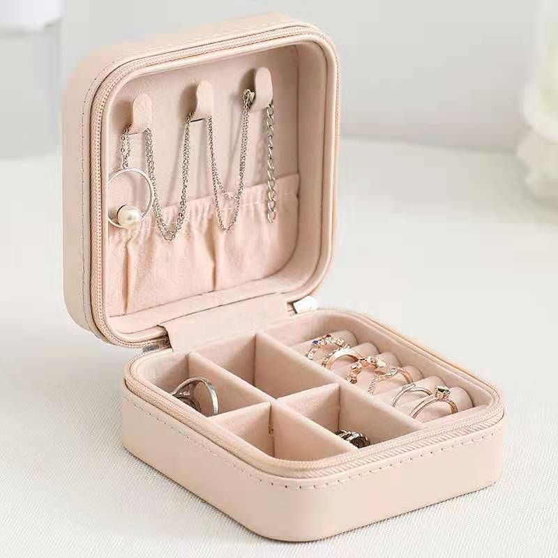 Elegant Travel Jewelry Box (Zipper)