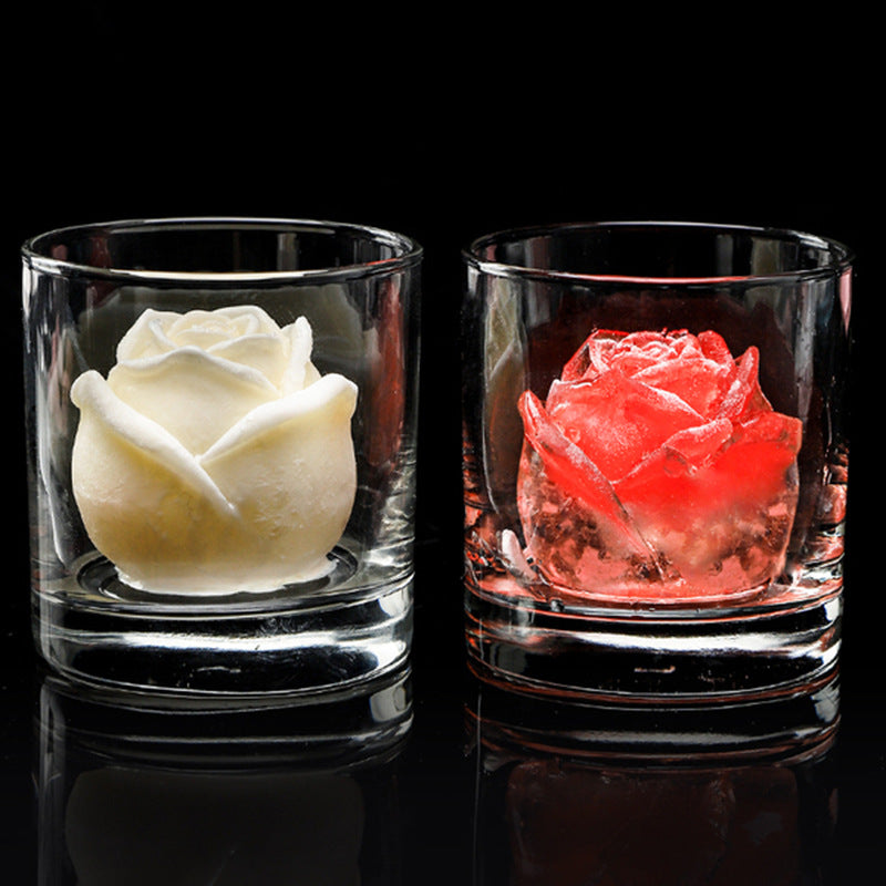 Rose ice cube mold silicone